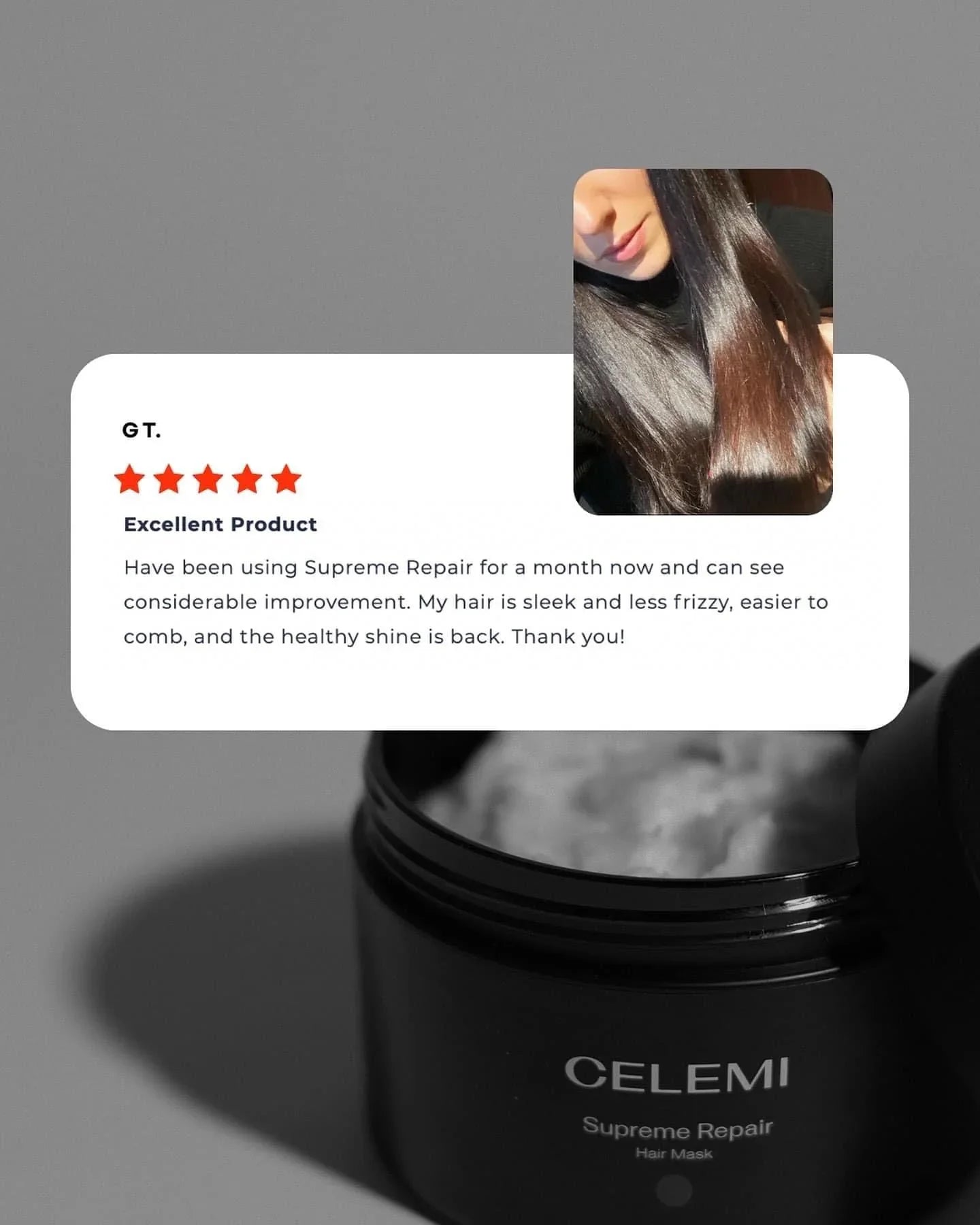 Celemi Cosmetics LLC Restore & Shine Hair Mask Bundle