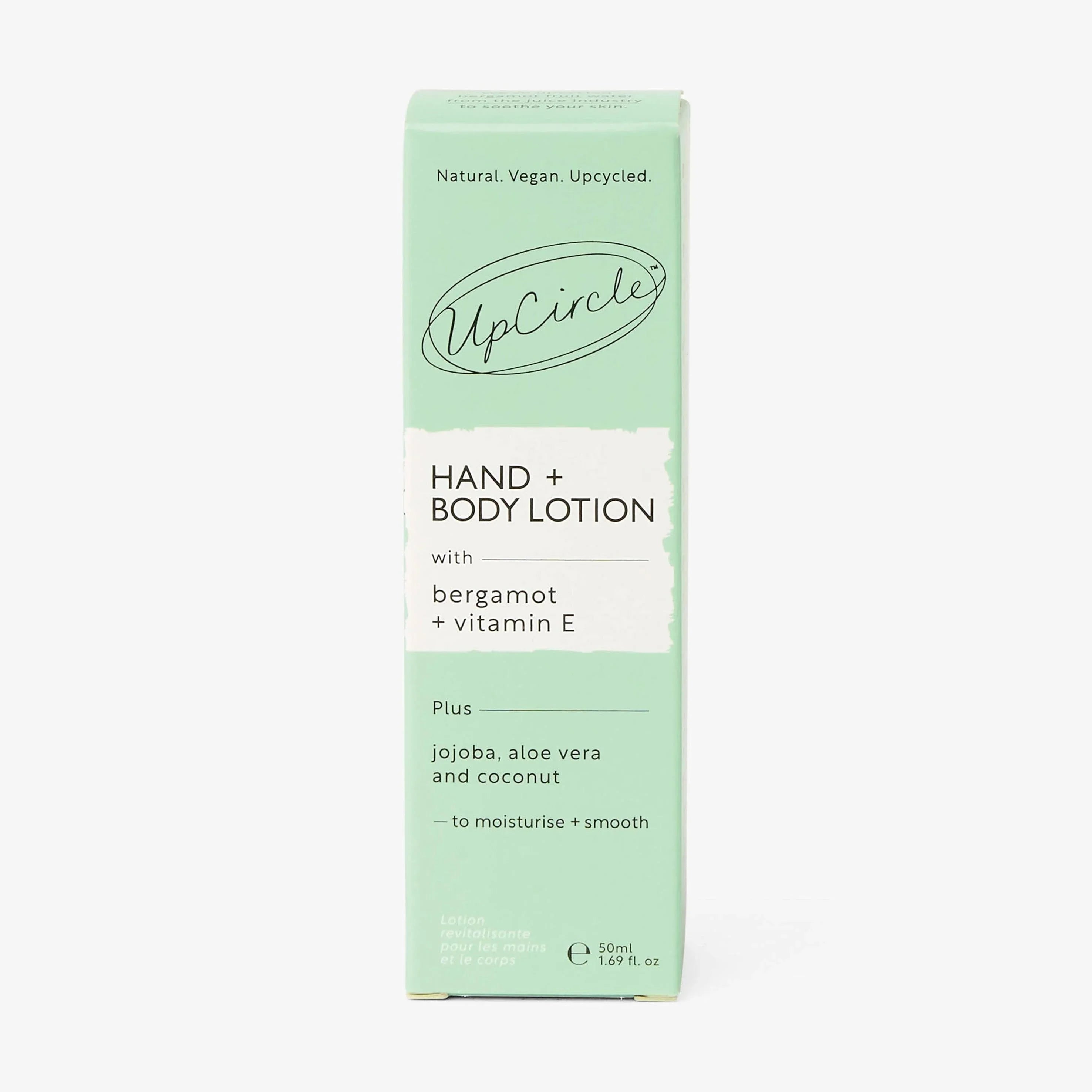 UpCircle Hand + Body Lotion with Bergamot Water - Travel Size
