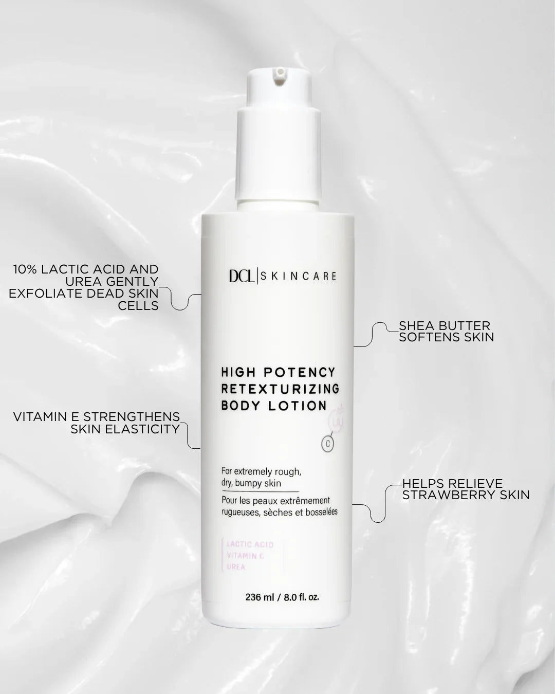 DCL Skincare High Potency Retexturizing Body Lotion