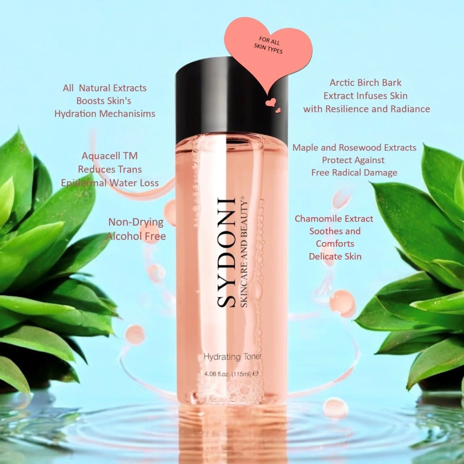 Sydoni HYDRATING TONER | Refresh, Soothe & Moisturize Skin