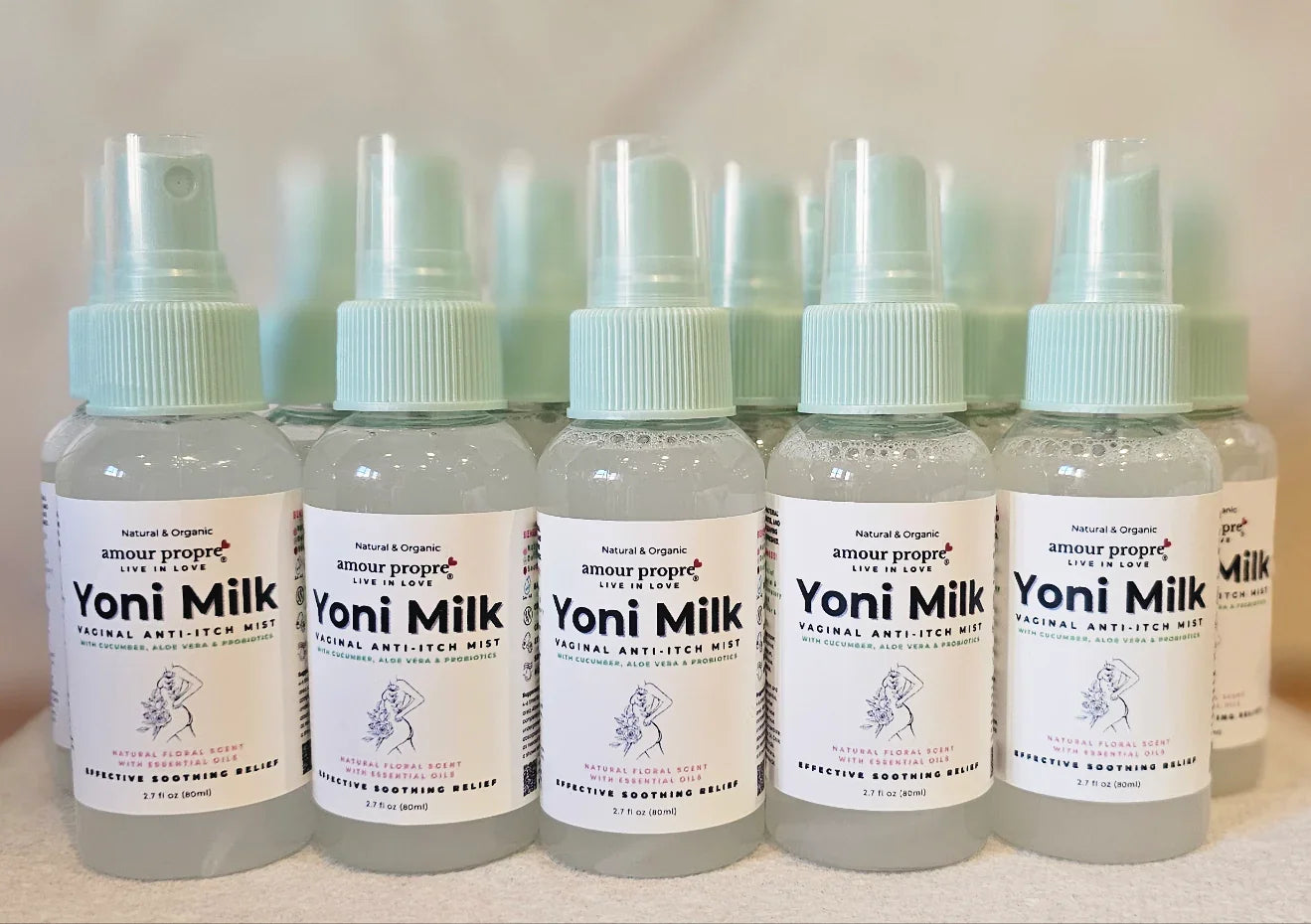 Amour Propre® Yoni Milk - Vaginal Anti-Itch Mist with Probiotics