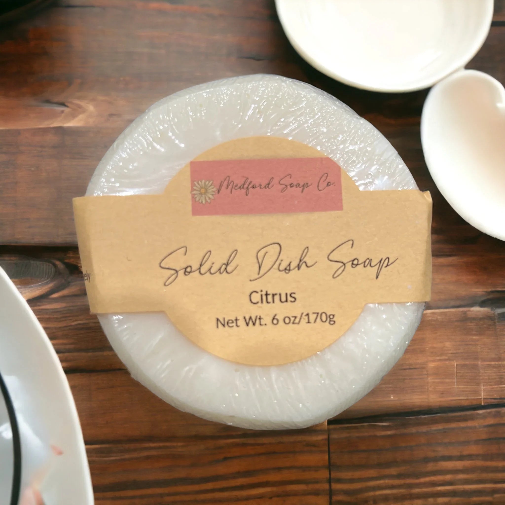 Medford Soap Co. Solid Dish Soap (Citrus)