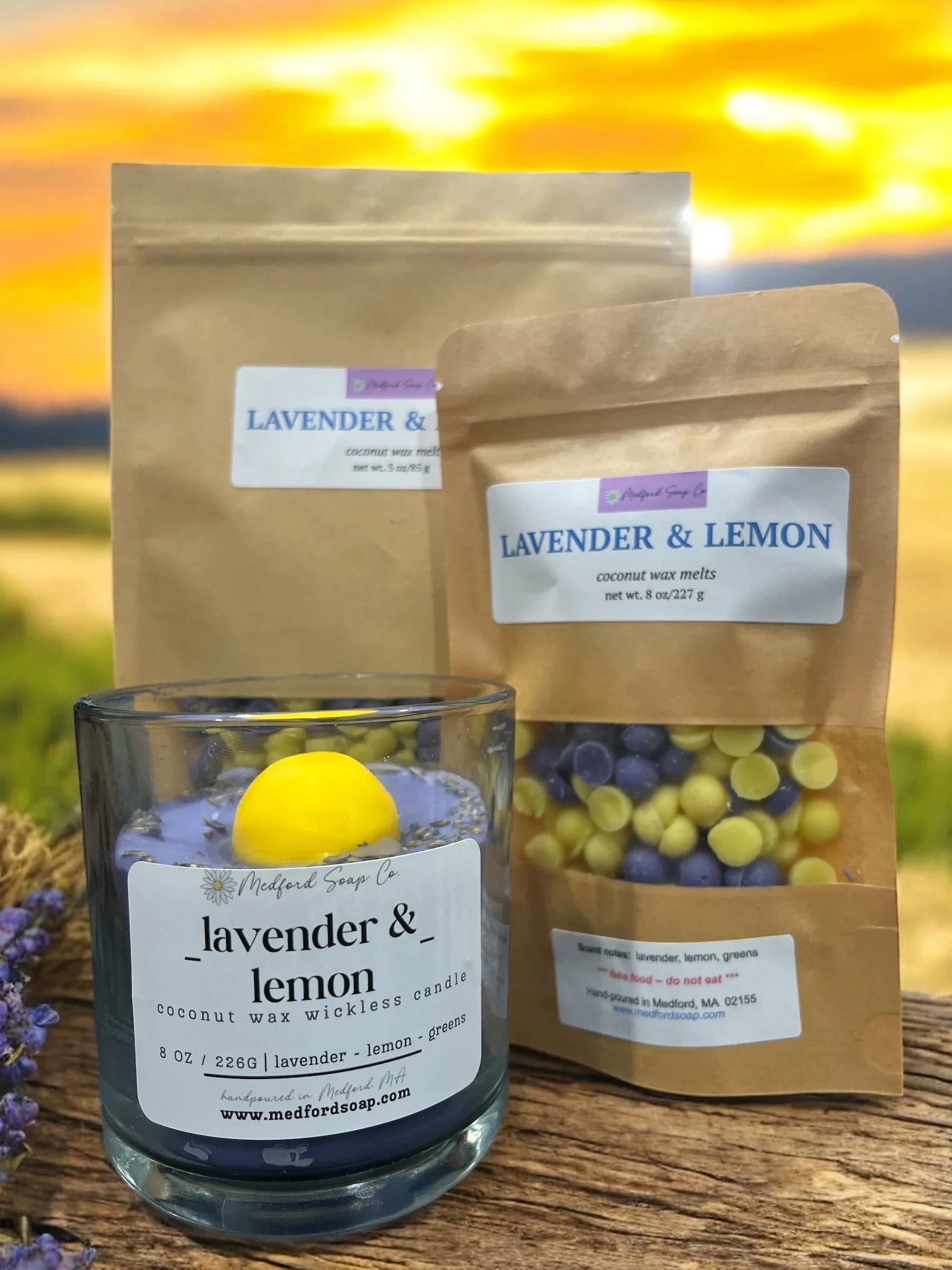 Medford Soap Co. Wickless Candles & Wax Melt Cups