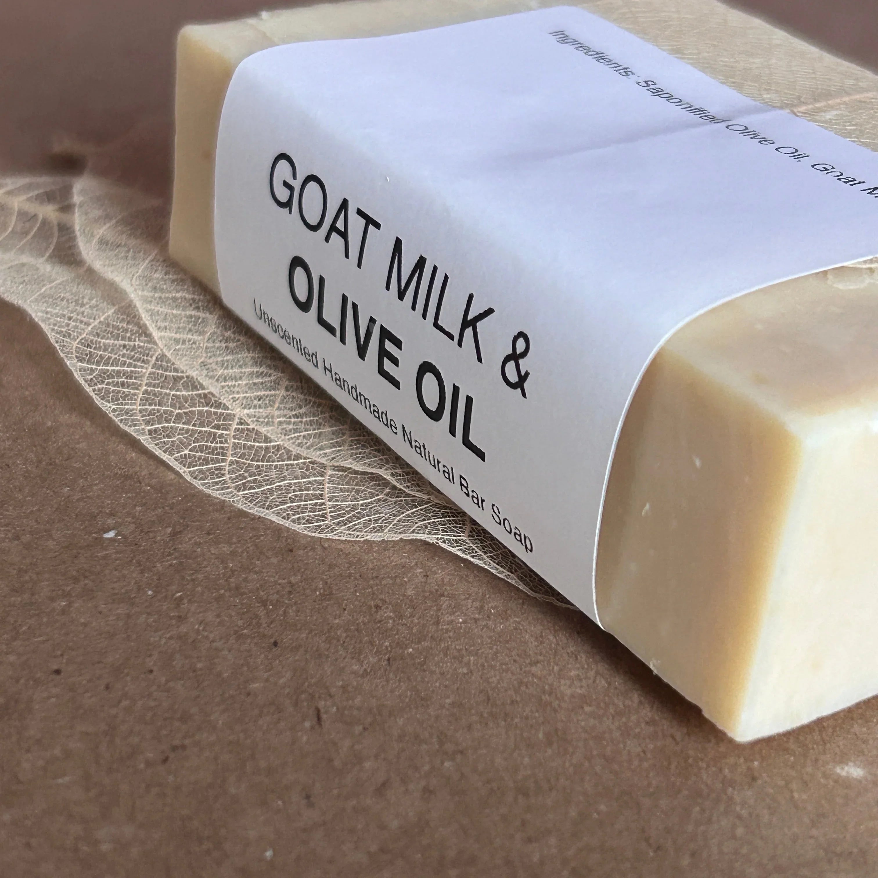 Soaplandia Goat Milk & Olive Oil Bar Soap, Unscented