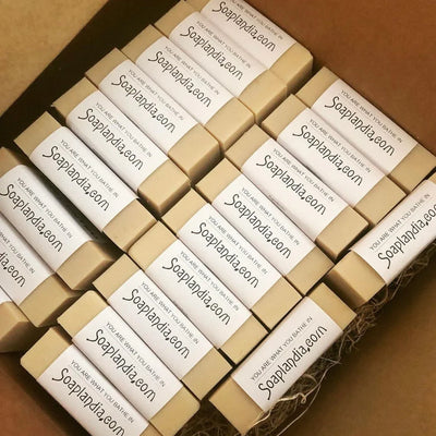 Soaplandia Goat Milk & Olive Oil Bar Soap, Unscented - Image 4