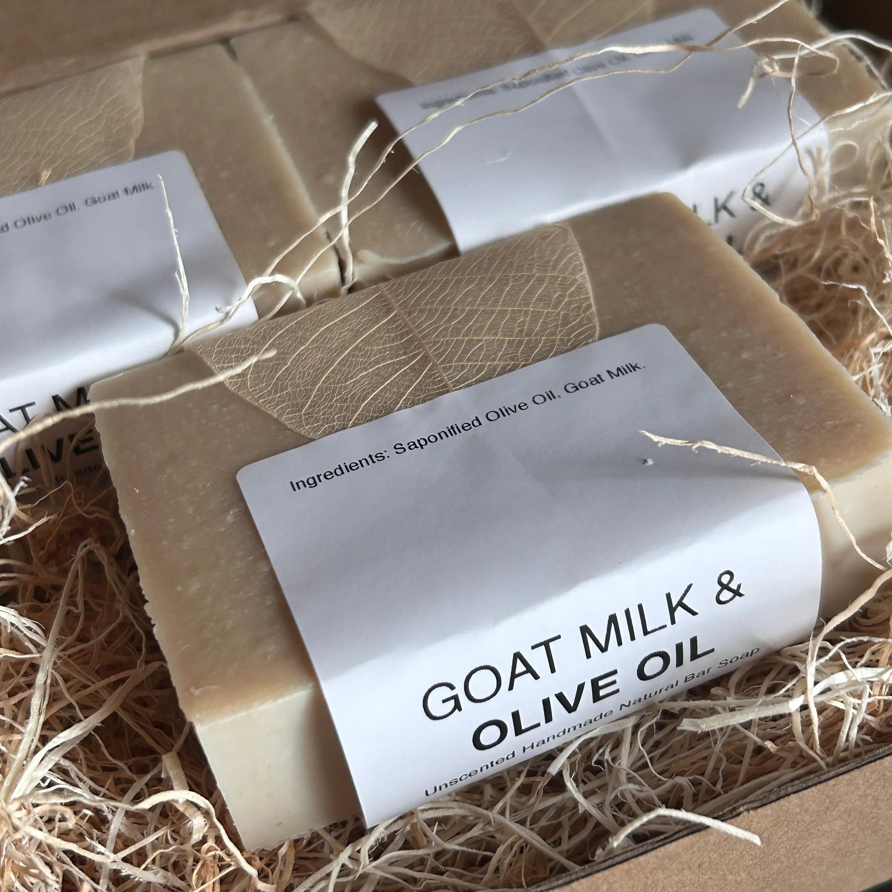 Soaplandia Goat Milk & Olive Oil Bar Soap, Unscented