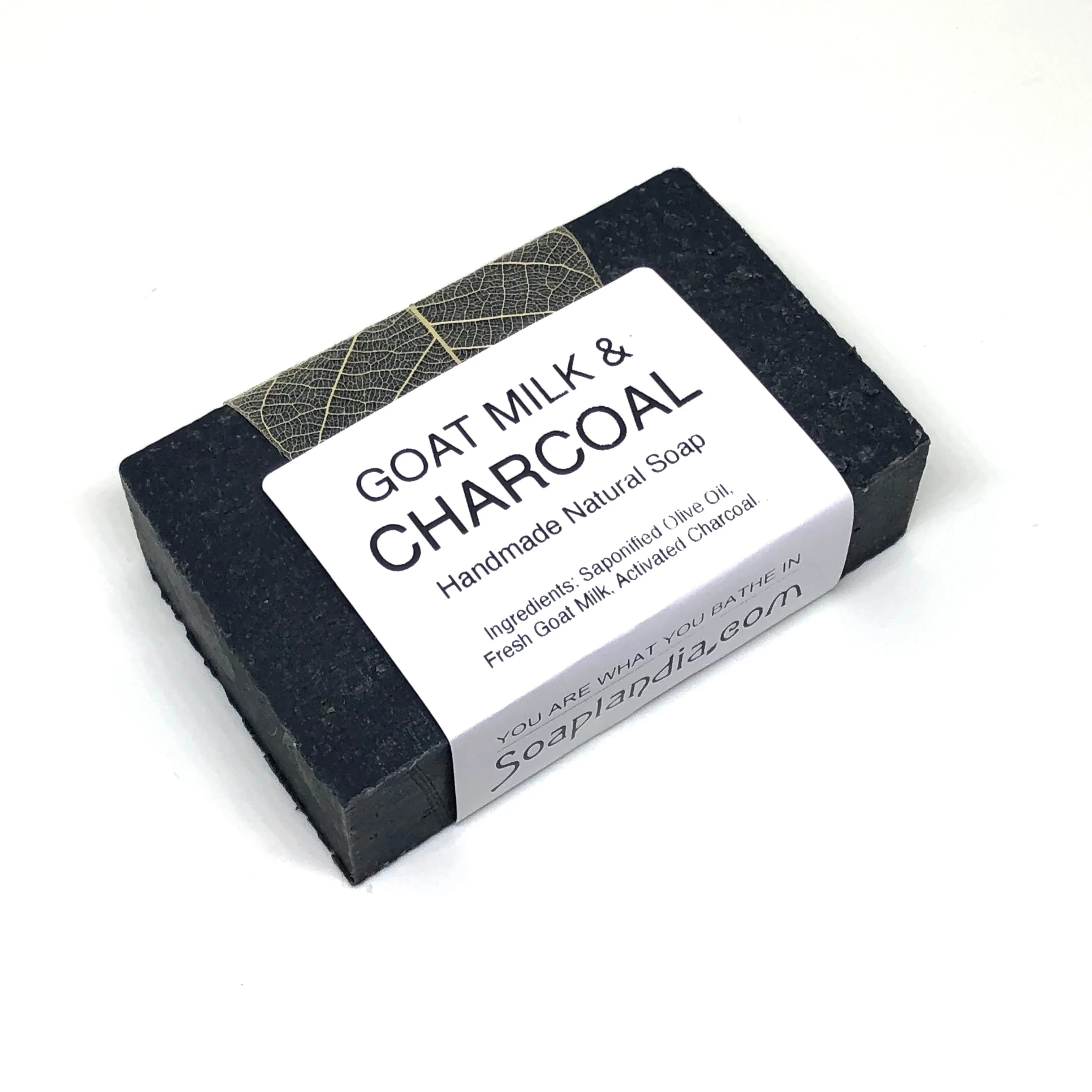 Soaplandia Soap Store Goat Milk & Charcoal Goodness Soap, Unscented