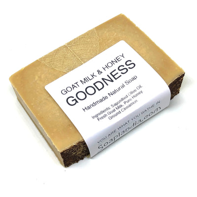 Soaplandia Goat Milk & Honey Goodness Soap, Unscented - Image 2