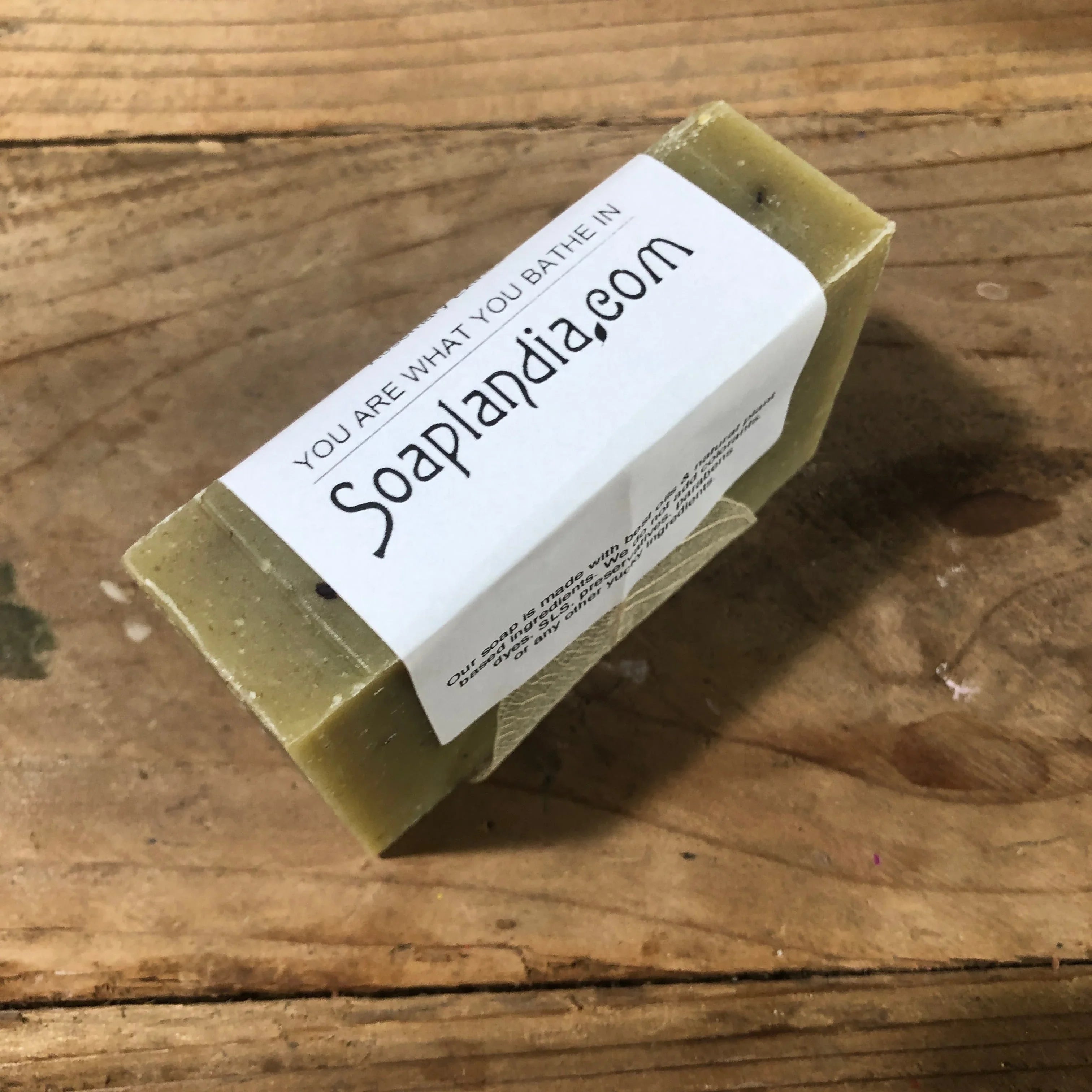 Soaplandia Soap Store Cool Peppermint Bar Soap, Certified Organic