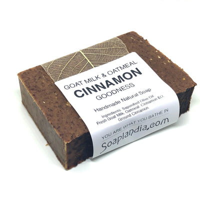 Soaplandia Goat Milk & Oatmeal Cinnamon Goodness Soap - Image 2