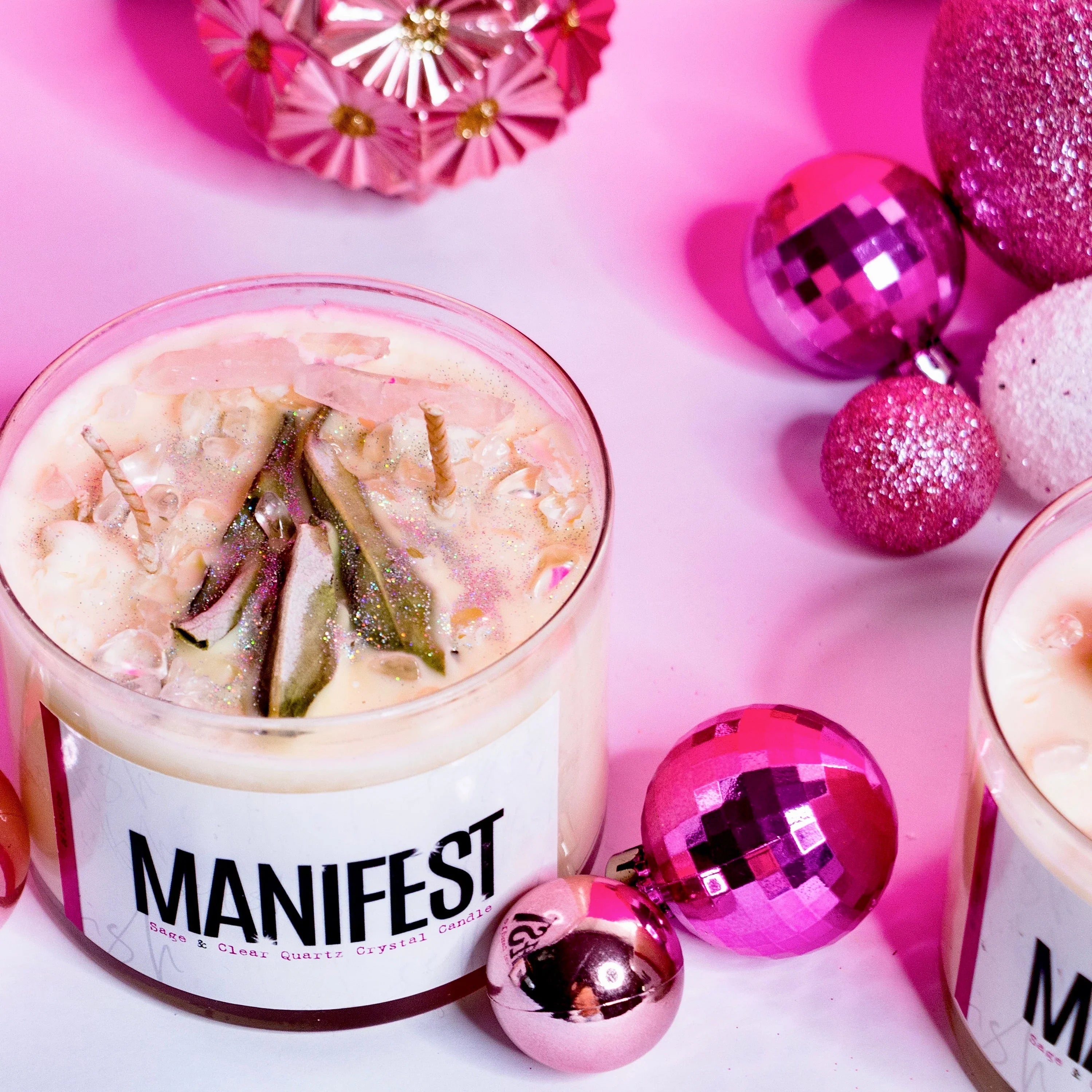 Be So Selfish Candle "Manifest" Sage & Crystal