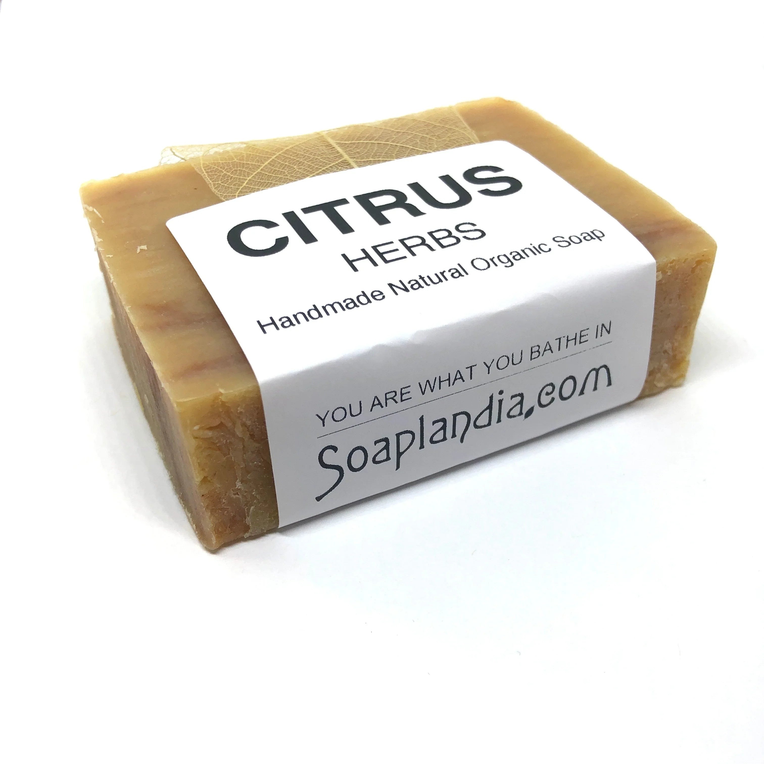 Soaplandia Citrus Herbs Bar Soap, Organic