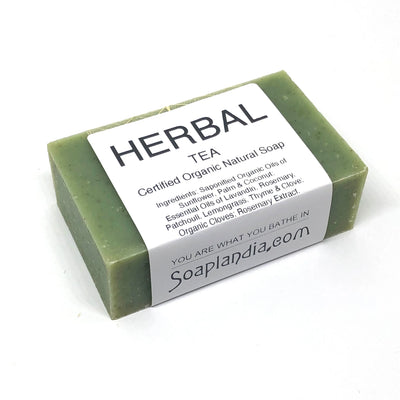 Soaplandia Herbal Tea Bar Soap, Organic - Image 4