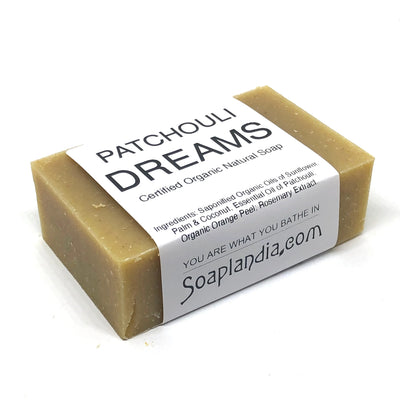 Soaplandia Patchouli Dreams Bar Soap, Organic - Image 3