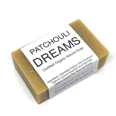 Soaplandia Patchouli Dreams Bar Soap, Organic - Image 2