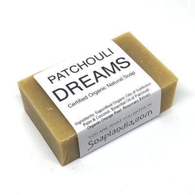 Soaplandia Patchouli Dreams Bar Soap, Organic - Image 4