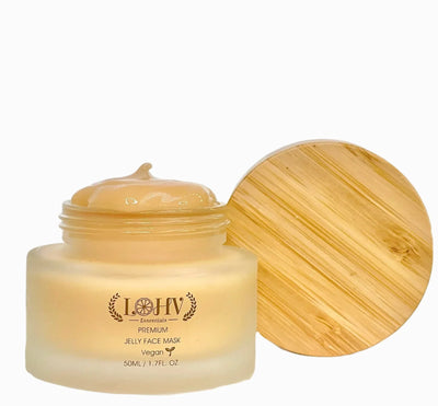 LOHV ESSENTIALS PREMIUM 100% VEGAN Rejuvenating JELLY FACE MASK - Image 4
