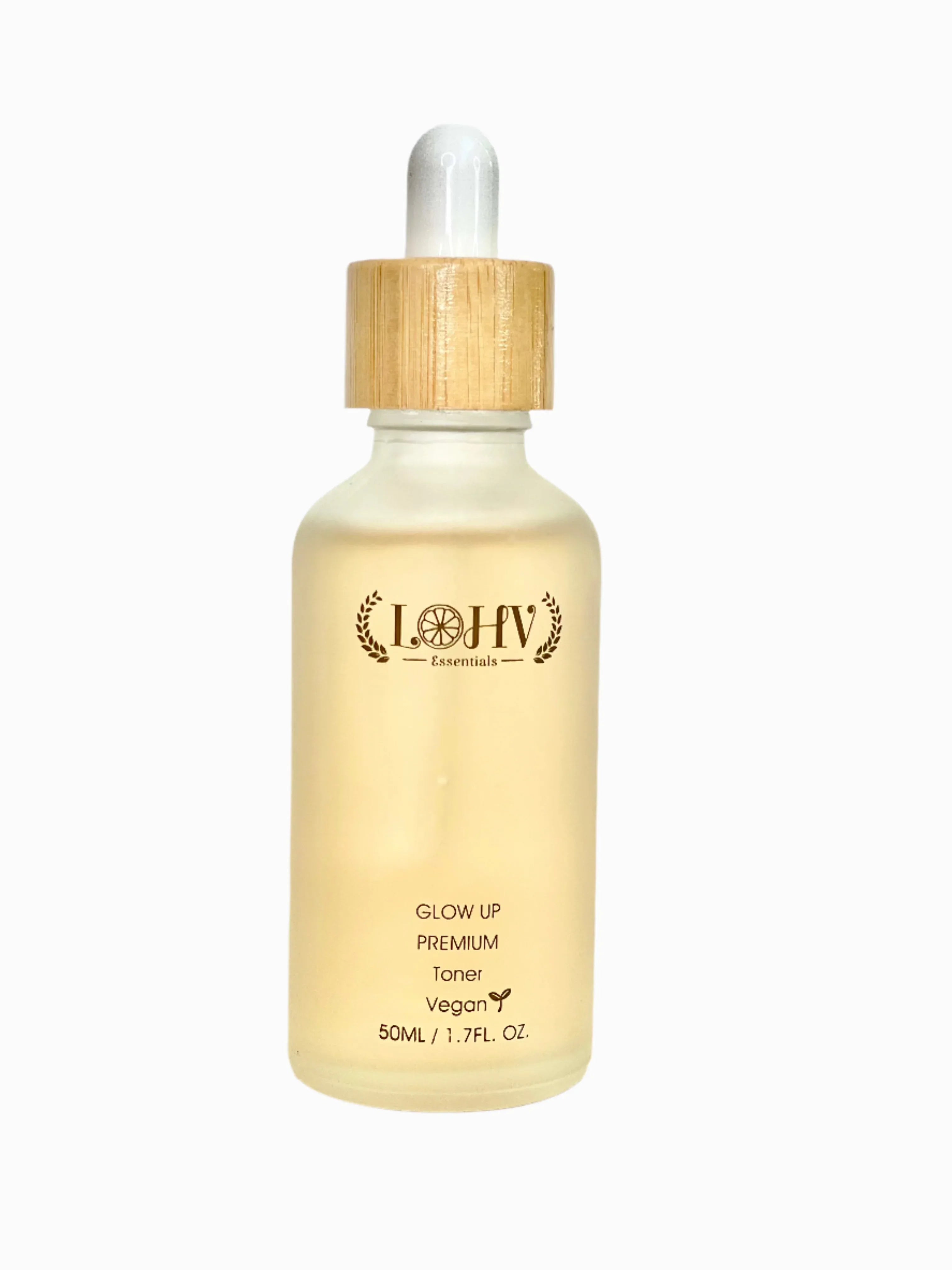 LOHV ESSENTIALS PREMIUM 100% VEGAN GLOW UP Toner Serum With Hyaluronic Acid