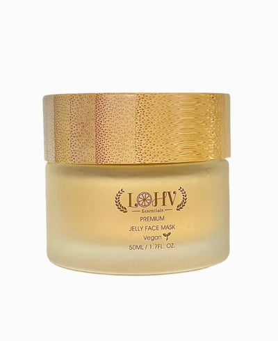LOHV ESSENTIALS PREMIUM 100% VEGAN Rejuvenating JELLY FACE MASK - Image 1