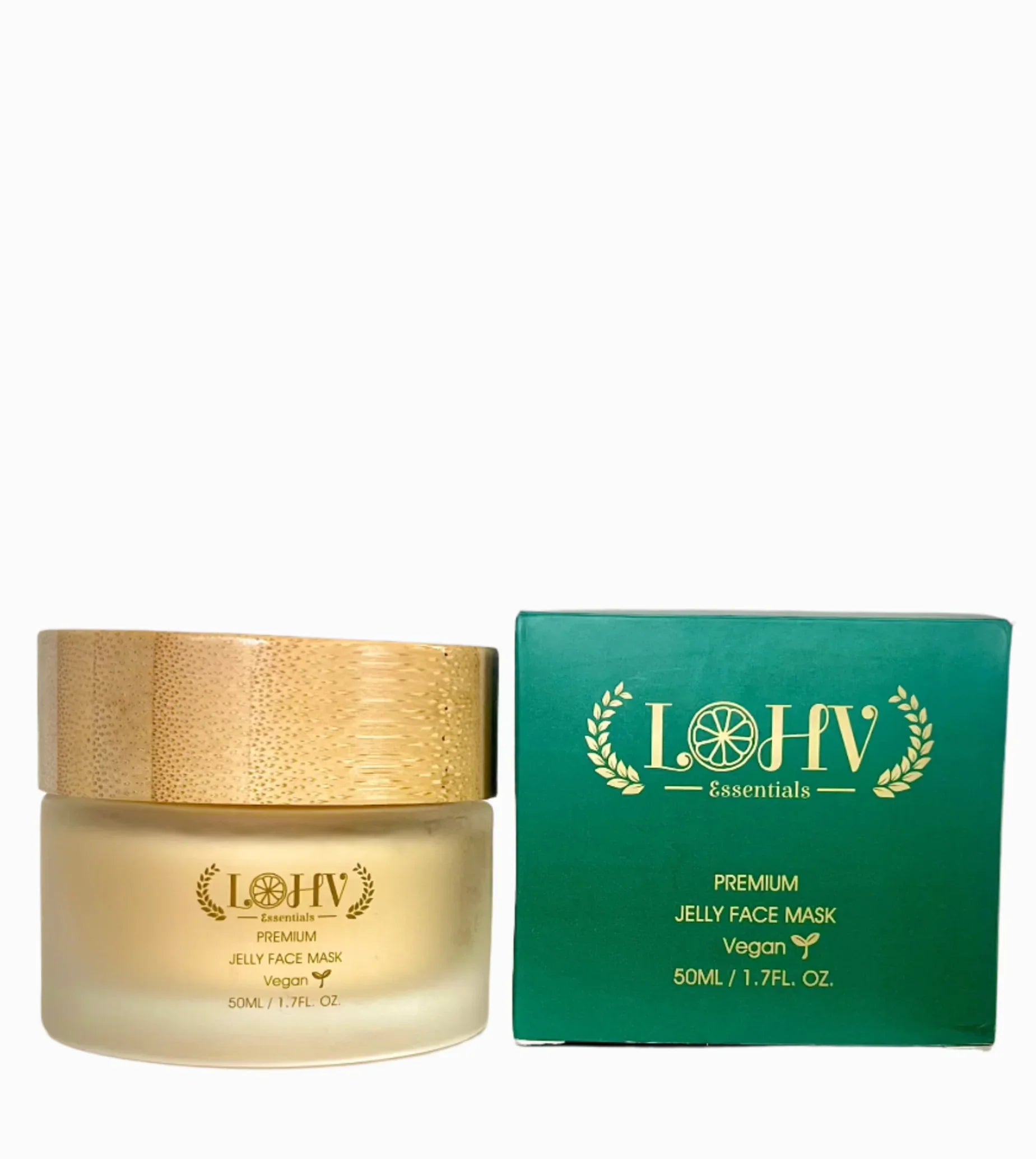 LOHV ESSENTIALS PREMIUM 100% VEGAN Rejuvenating JELLY FACE MASK