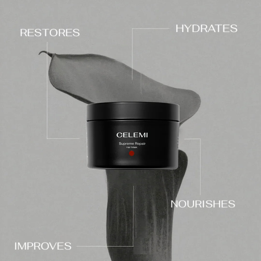 Celemi Cosmetics Restorative hair mask with hydrolyzed keratin and avocado oil