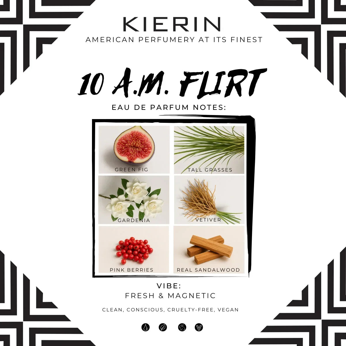 KIERIN 10 A.M. FLIRT SCENTED CANDLE