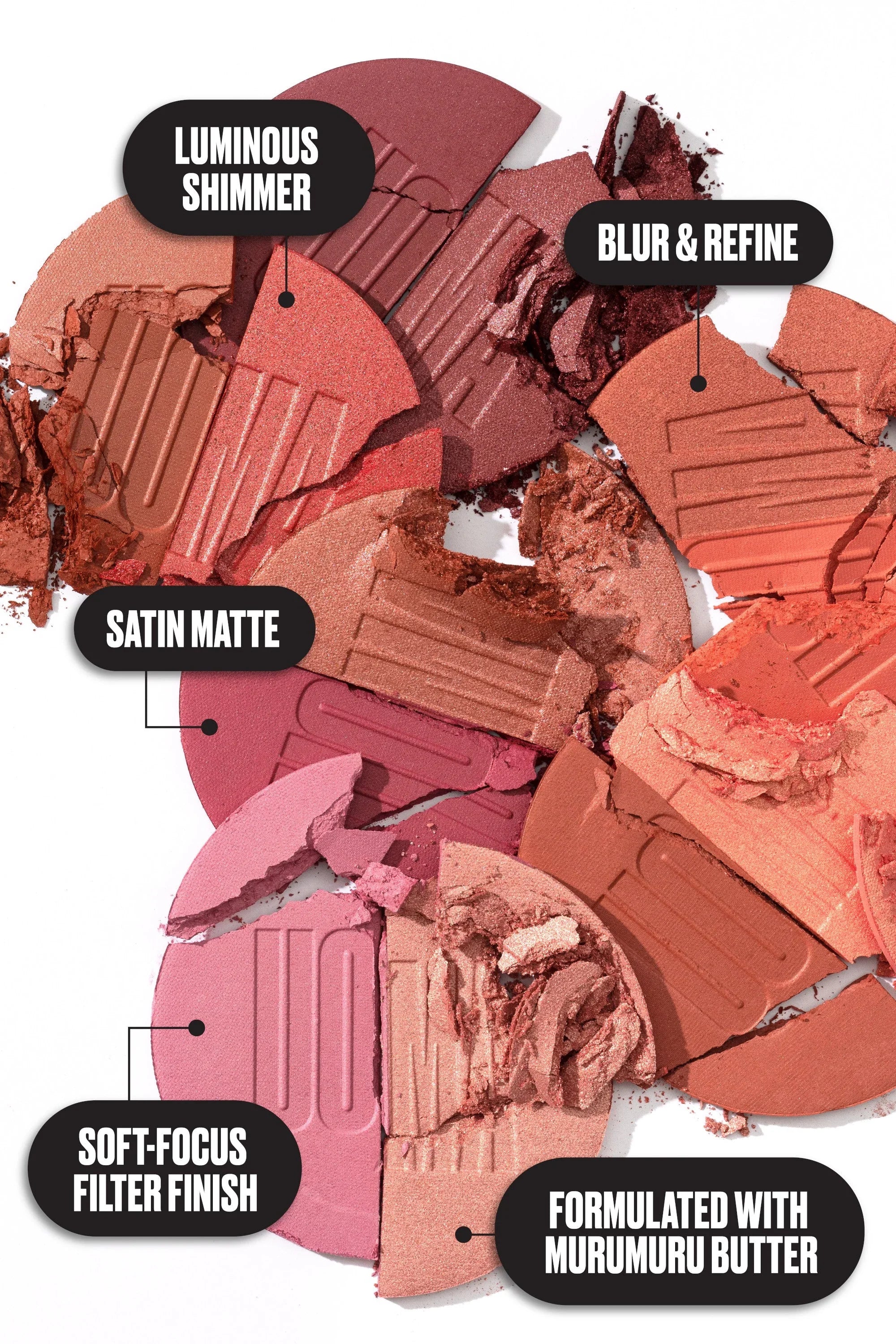 UOMA Beauty Double Take Skin Perfecting Blush Duo
