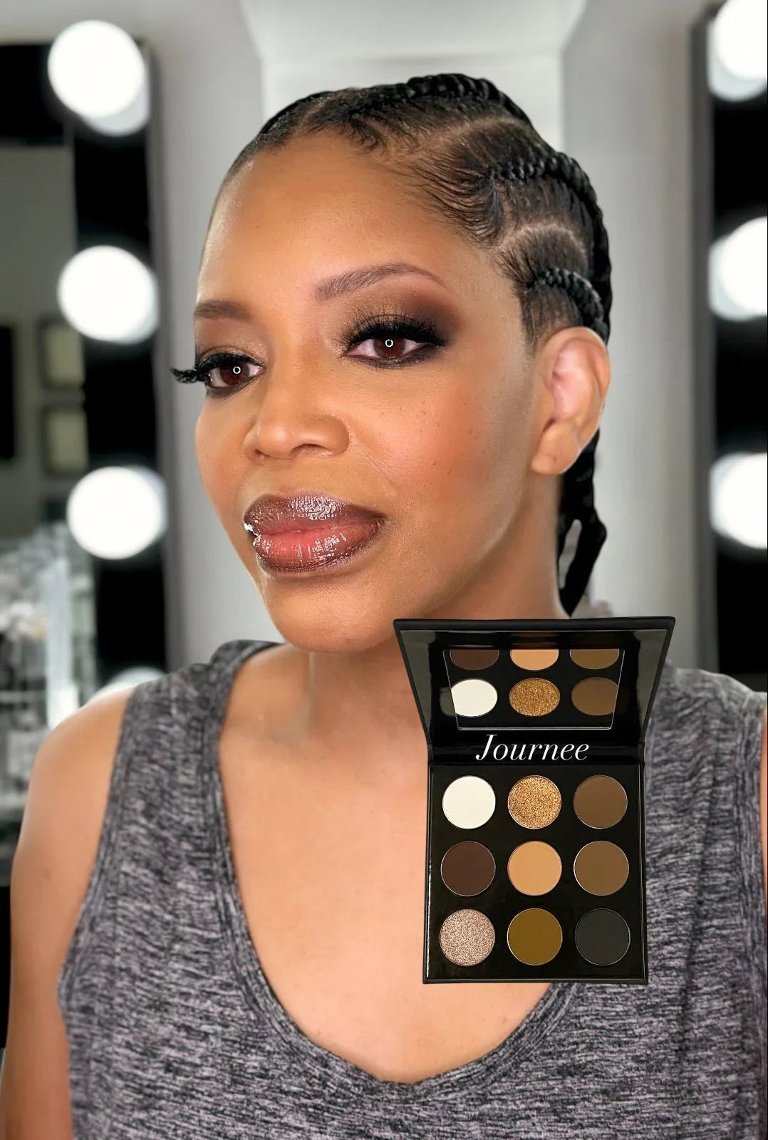 Sydoni JOURNEE EYESHADOW PALETTE | Deep Rich Smokey Browns for Everyday to Night Glam