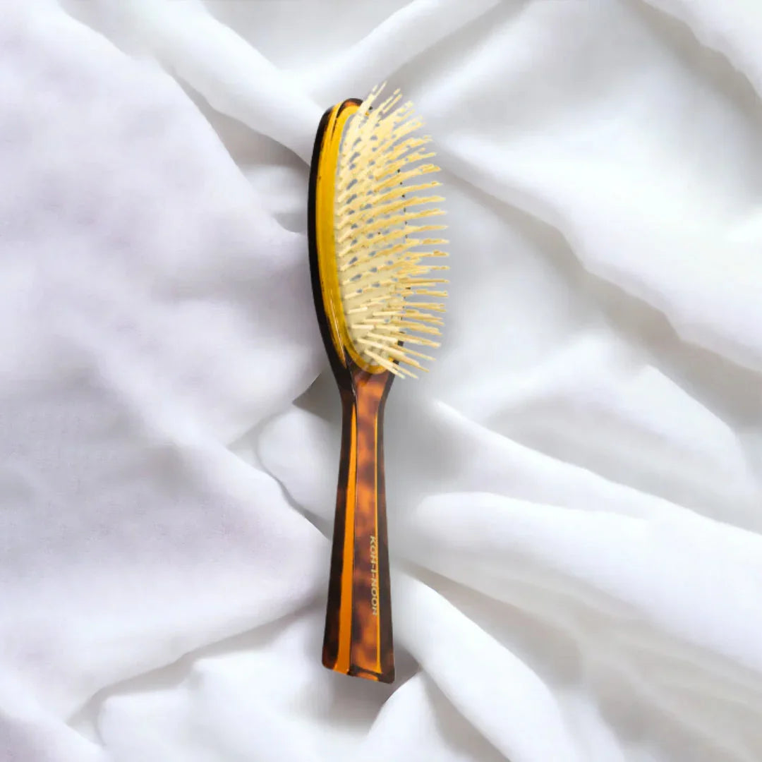 KOH-I-NOOR Jaspè Pneumatic Hair Brush - Synthetic Pins for Thick & Coarse Hair