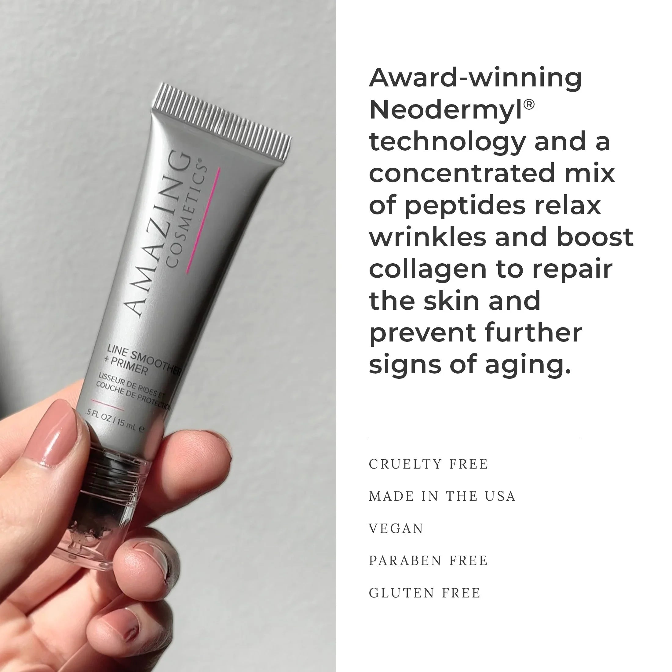 AmazingCosmetics Line Smoother + Primer with Neodermyl®