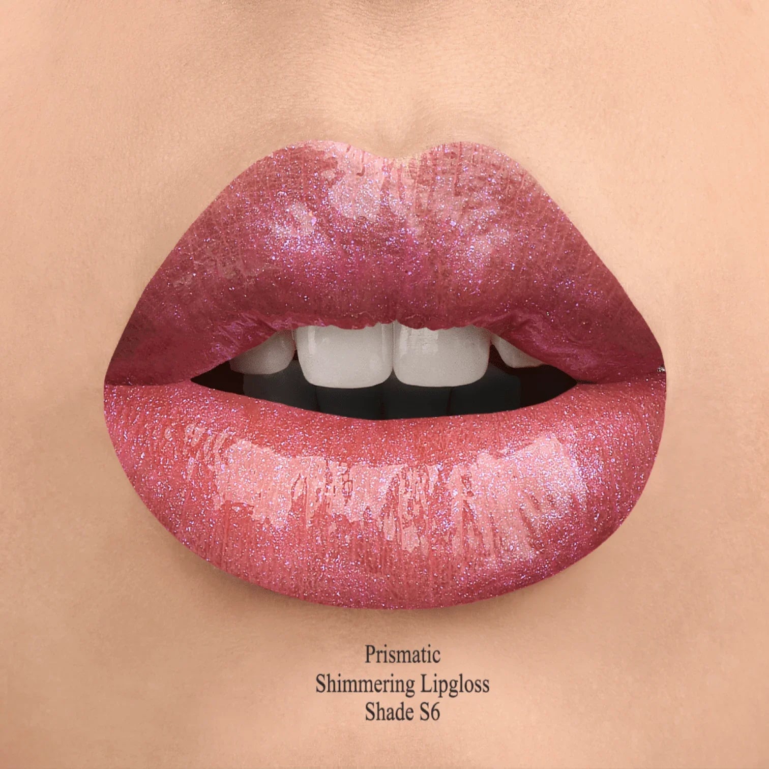 Sydoni SHADE S6 PRISMATIC SHIMMERING LIPGLOSS - Bold Pink with Blue and Silver Shimmer