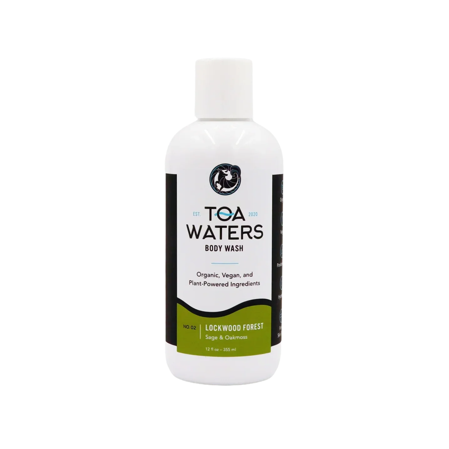 TOA Waters Lockwood Forest Body Wash - Sage, Oakmoss, and Lavender