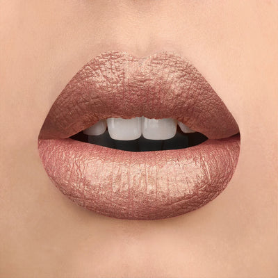 Sydoni SHADE V7 LUSTRE VINYL FINISH LIPGLOSS - Sheer Light Brown with Golden Shimmer - Image 3