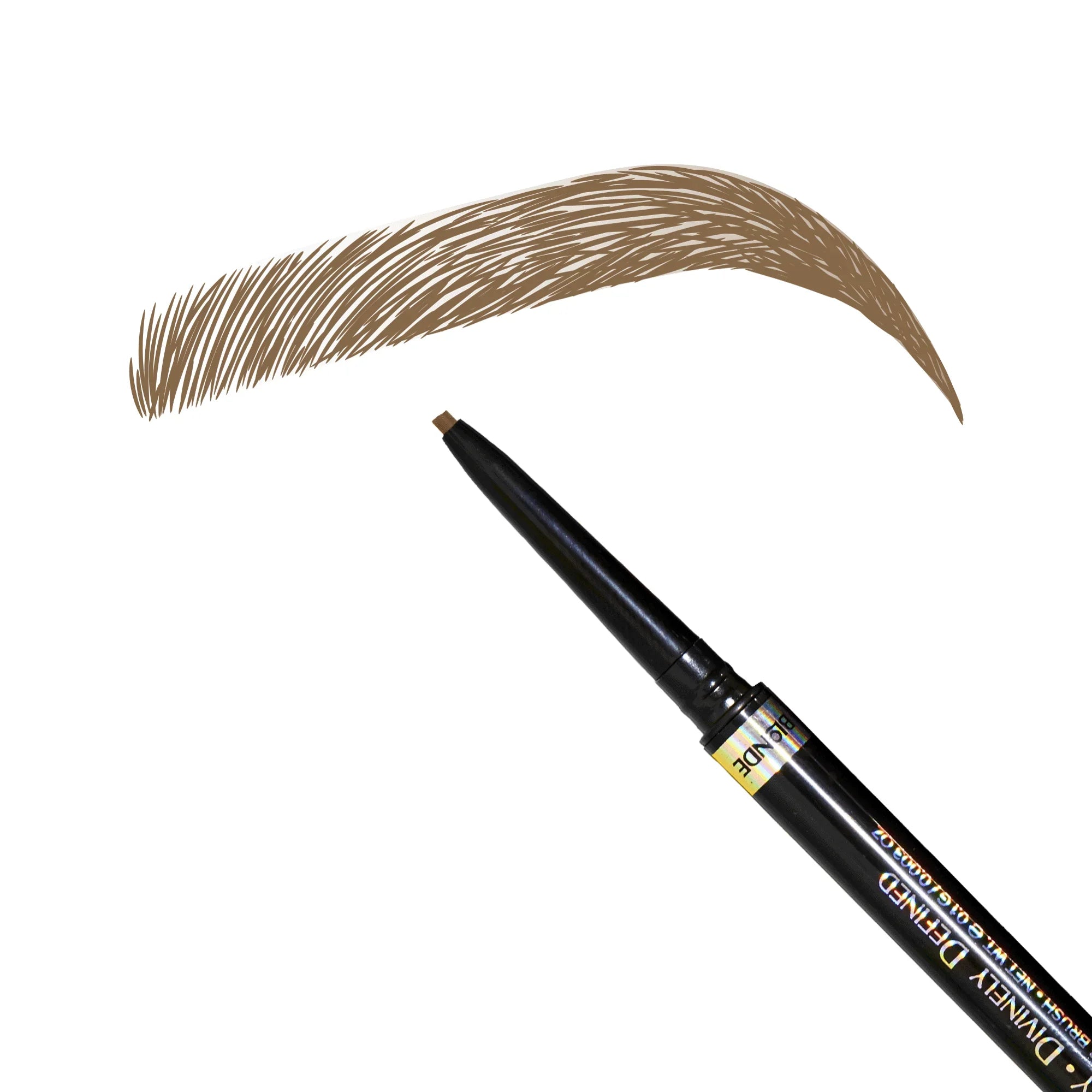Mo-Beauty Shop Divinely Defined | Precision Brow Pencil & Brush [THIN]