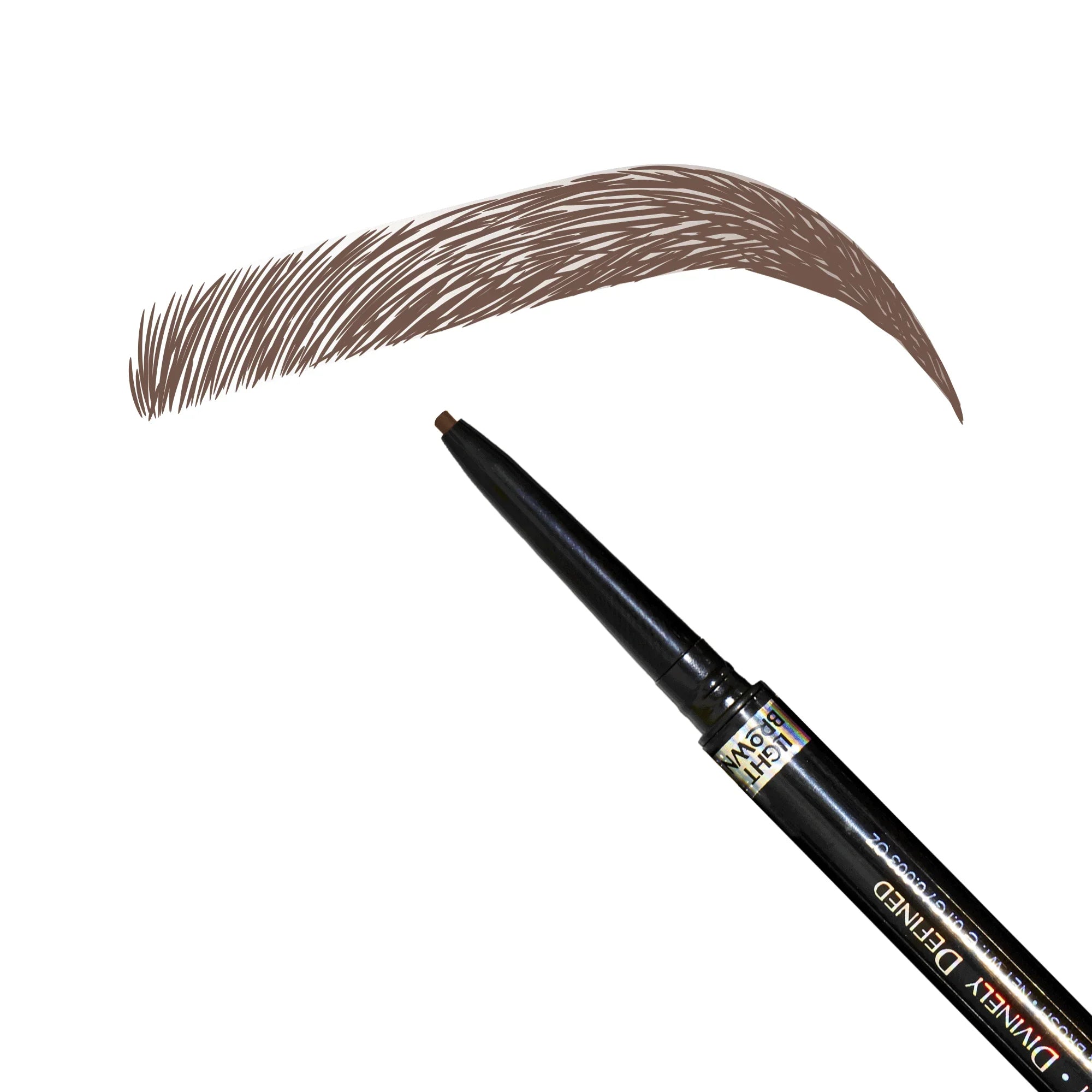 Mo-Beauty Shop Divinely Defined | Precision Brow Pencil & Brush [THIN]
