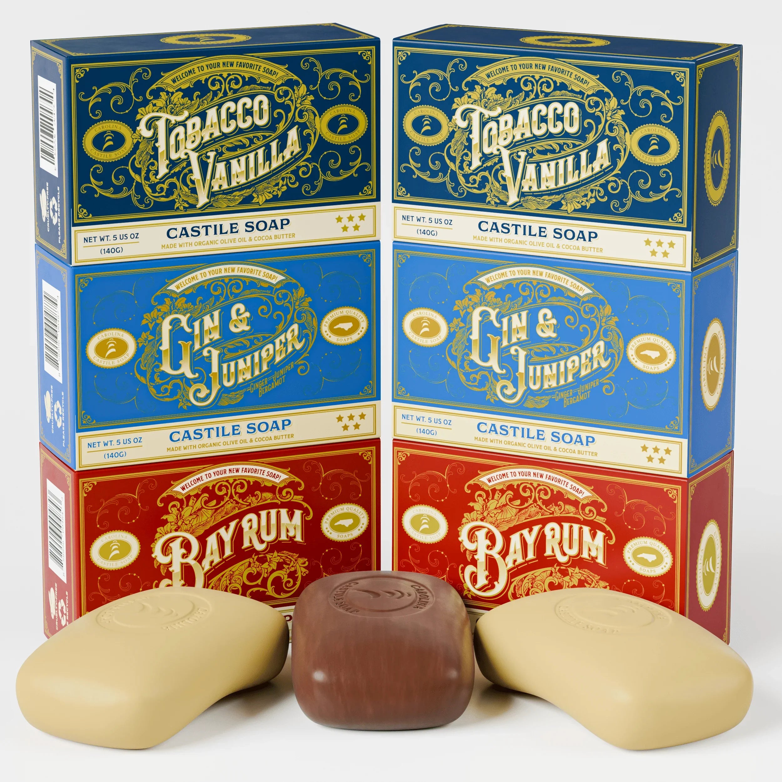 Carolina Castile Soap Castile Bar Soap - Variety Pack