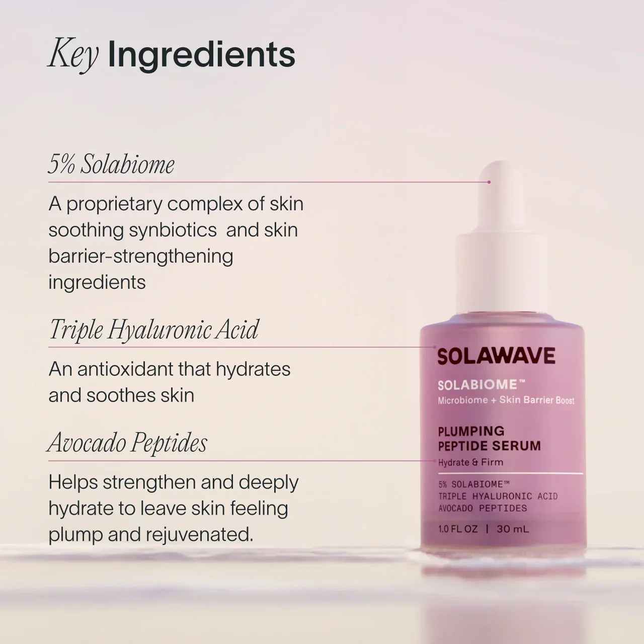 Solawave Pre- & Probiotic Plumping Peptide Serum