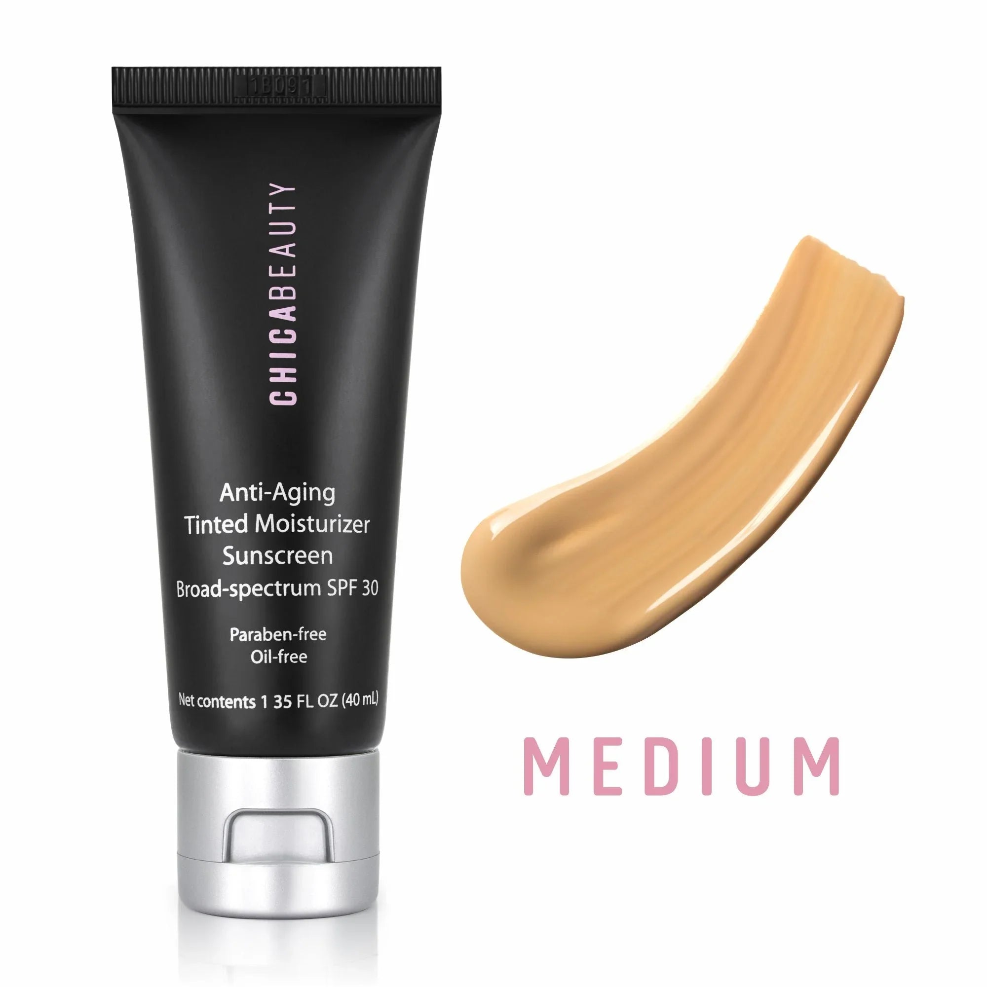 Chica Beauty Anti-Aging Tinted Moisturizer Sunscreen Broad-Spectrum SPF 30