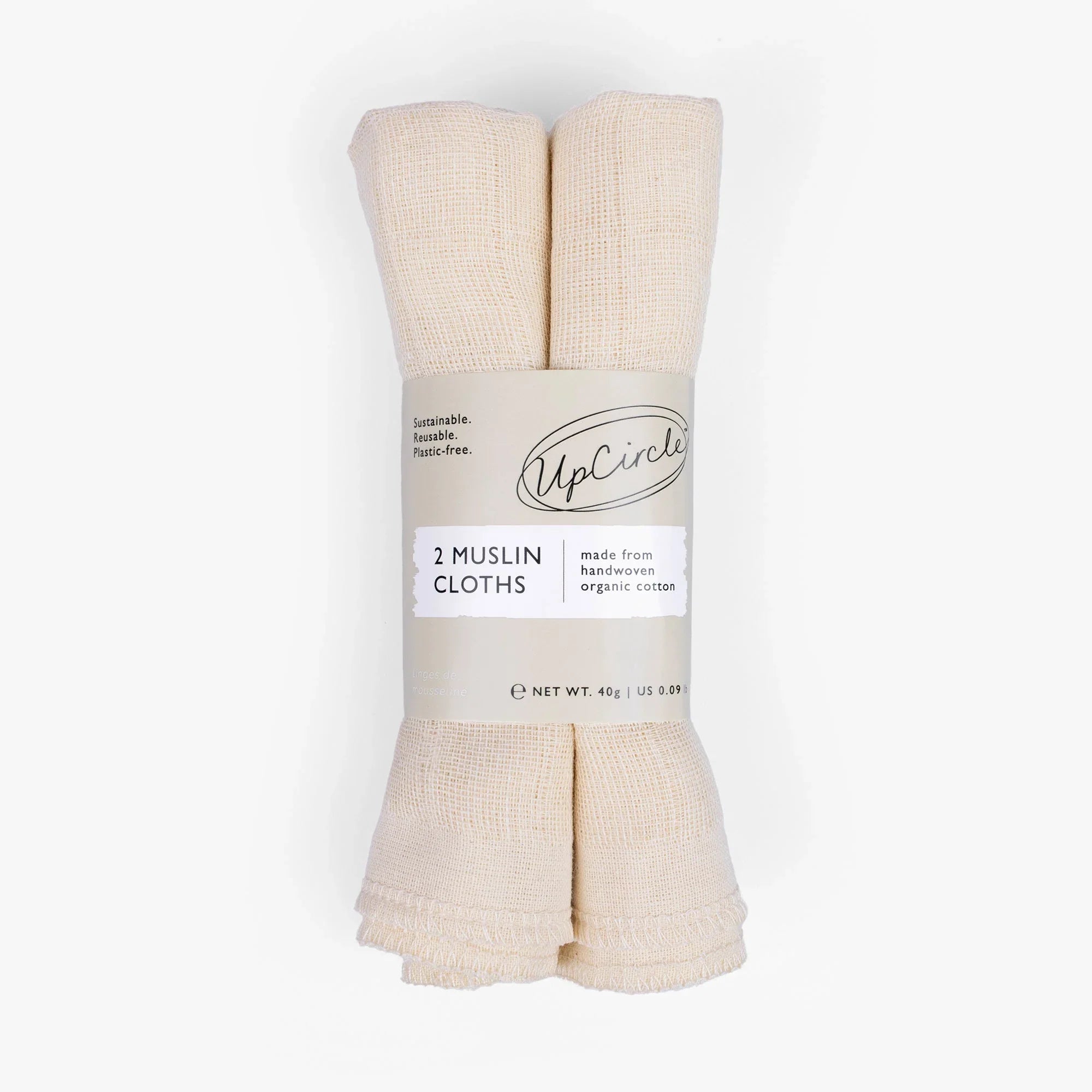 UpCircle Organic Muslin Face Cloths