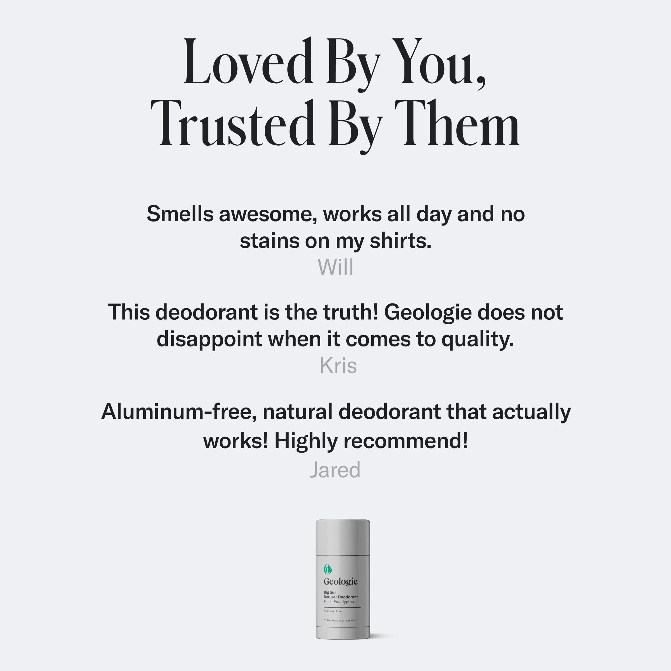 Geologie Natural Deodorant