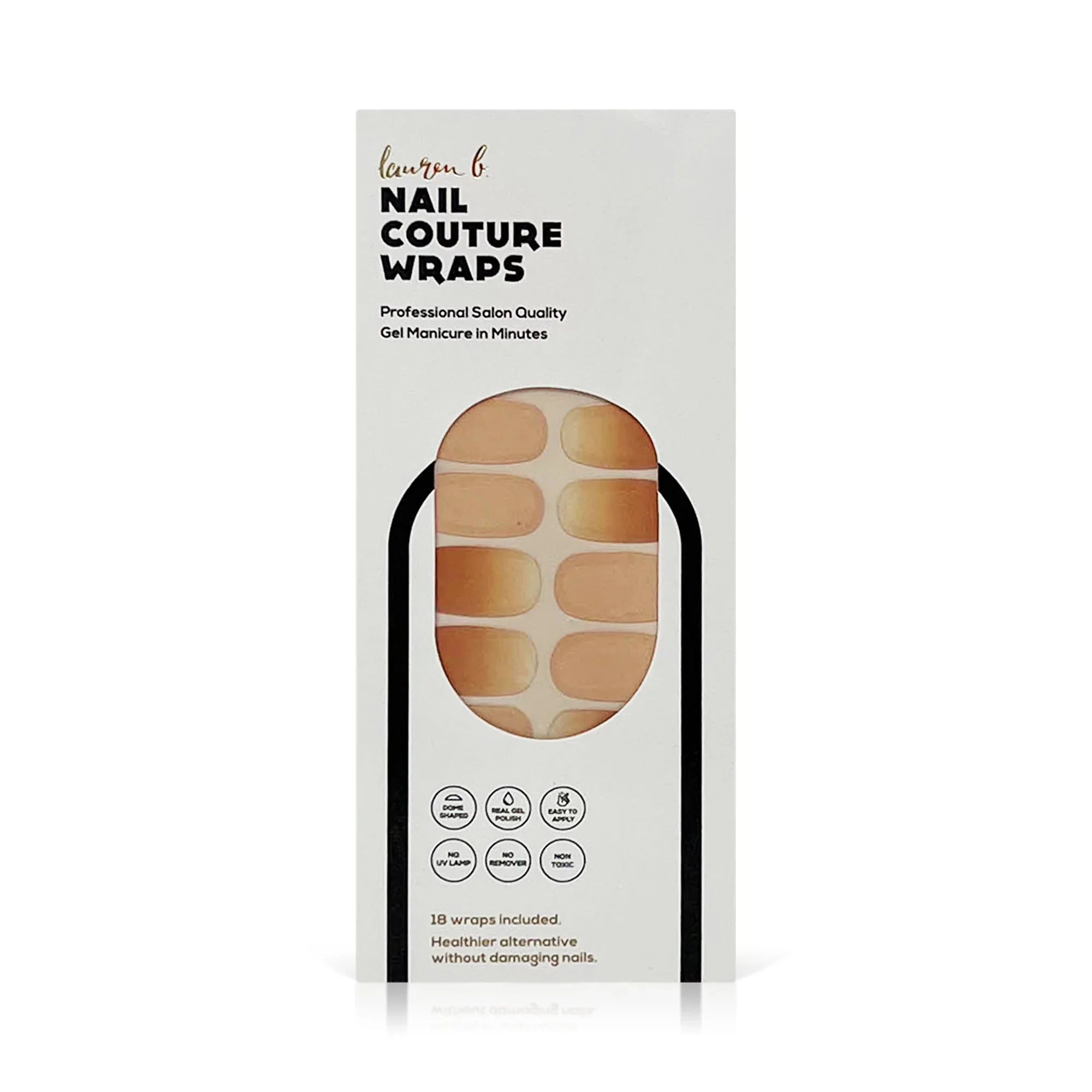 laurenbbeauty Nude Gradient Gel Nail Wrap