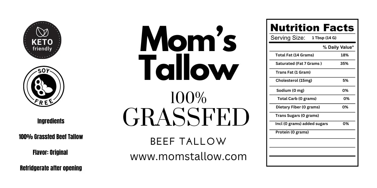 Mom’s Tallow Grass-Fed Beef Tallow