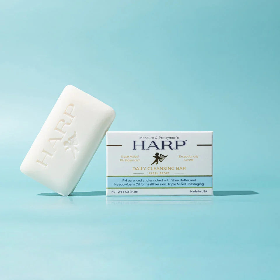 Mansure & Prettyman's HARP HARP® Fresh Sport Body Wash Bar – pH Balanced (5.0–6.0)