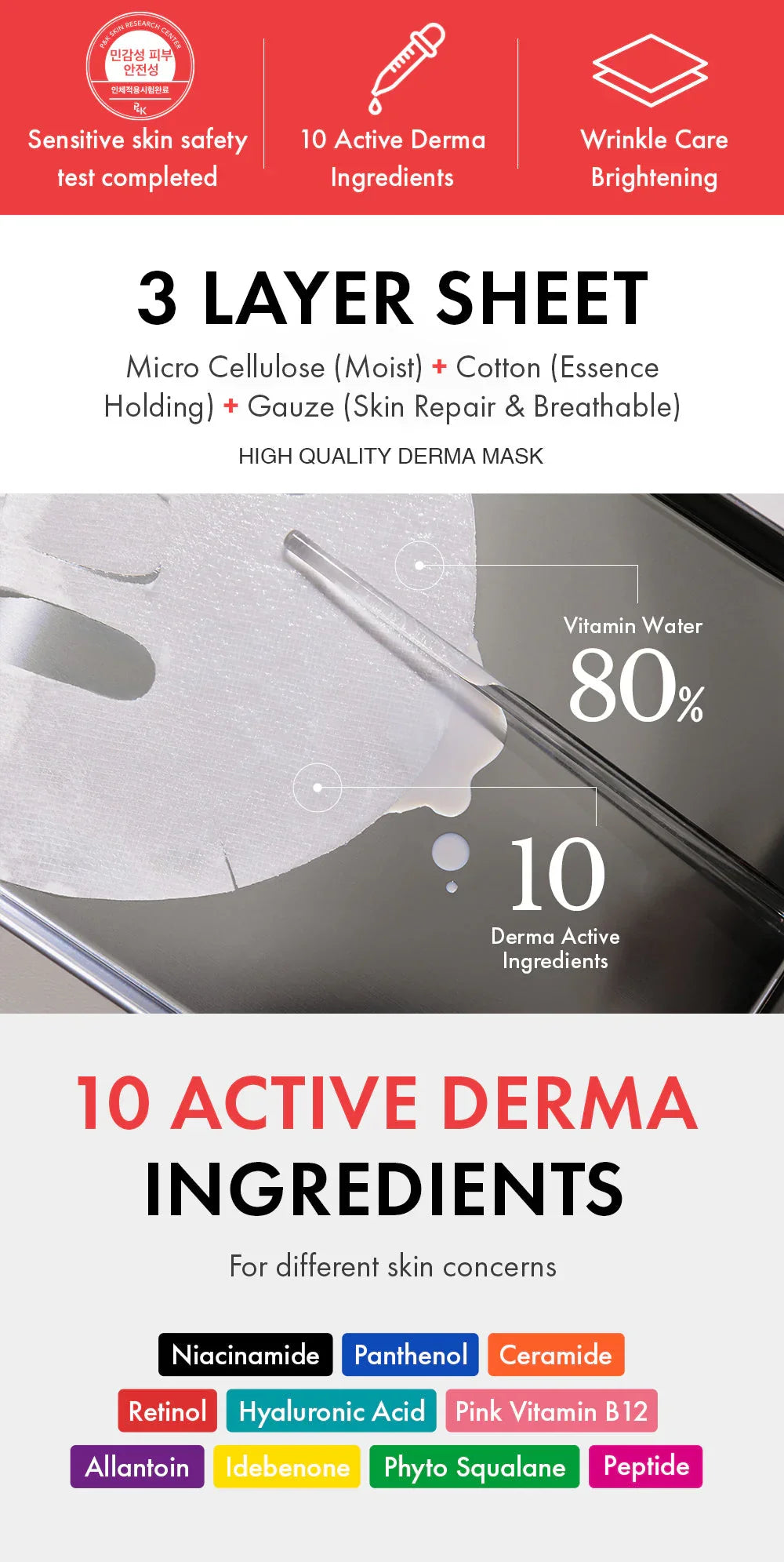 Nature Republic Active 80 Mask Sheet Allantoin