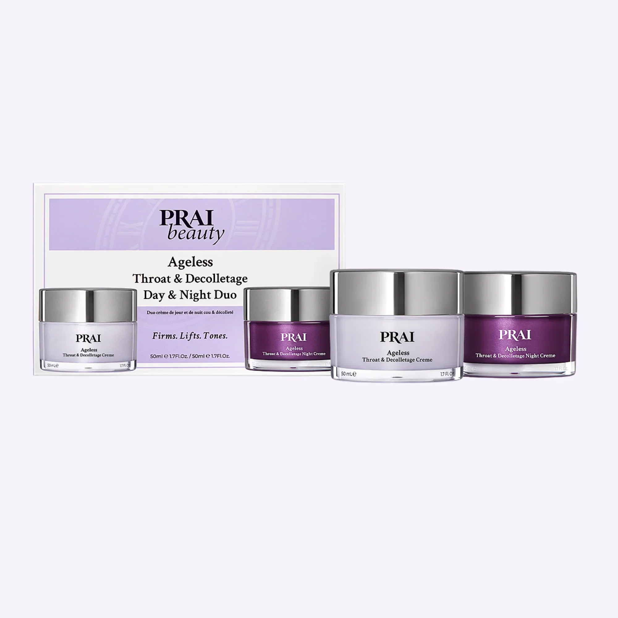 PRAI Beauty Ageless Throat & Decolletage Day & Night Set