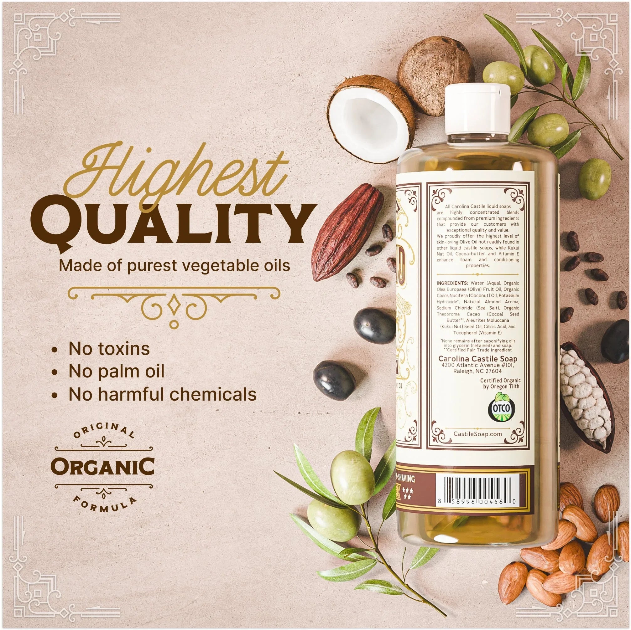 Carolina Castile Soap Almond Castile Soap