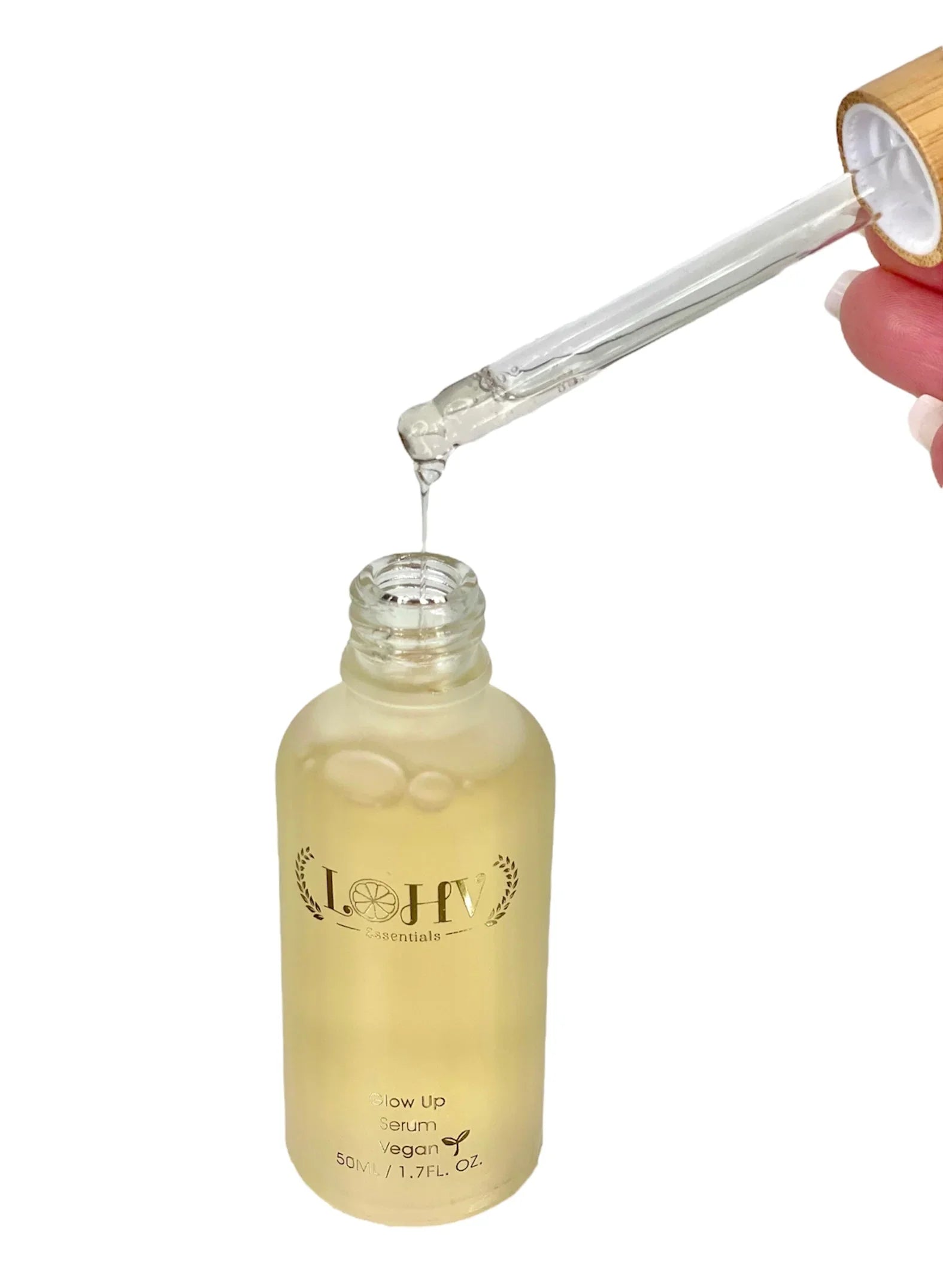 LOHV ESSENTIALS PREMIUM 100% VEGAN GLOW UP Toner Serum With Hyaluronic Acid