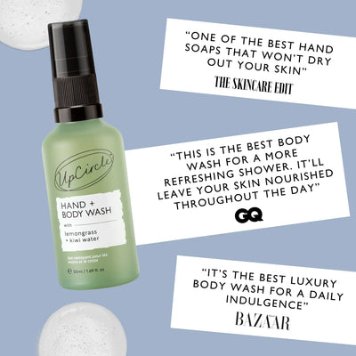 UpCircle Natural Hand + Body Wash with Lemongrass - Travel Size - Image 3