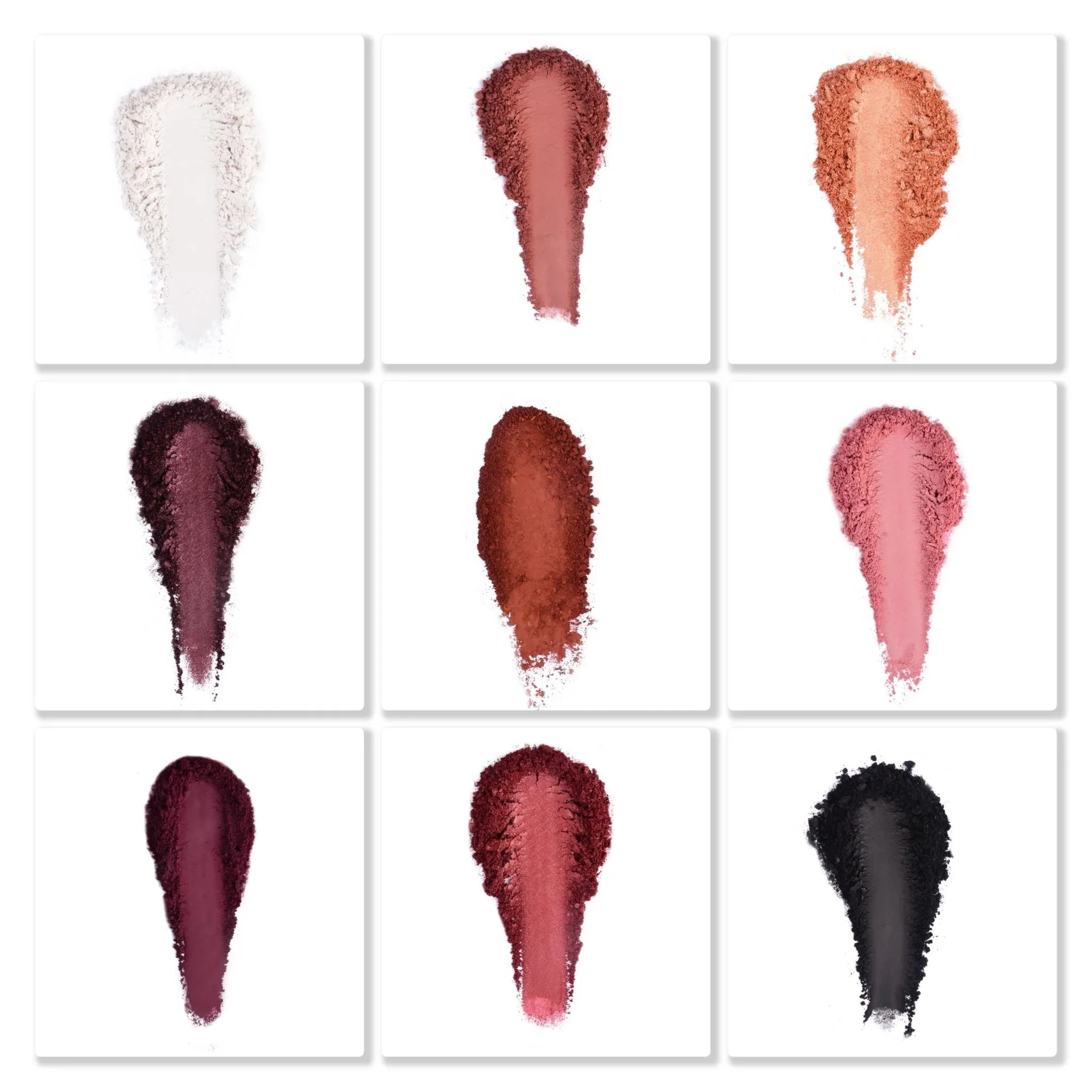 Sydoni ROSE' EYESHADOW PALETTE | Pink & Burgundy Matte Shades with Shimmer Highlights