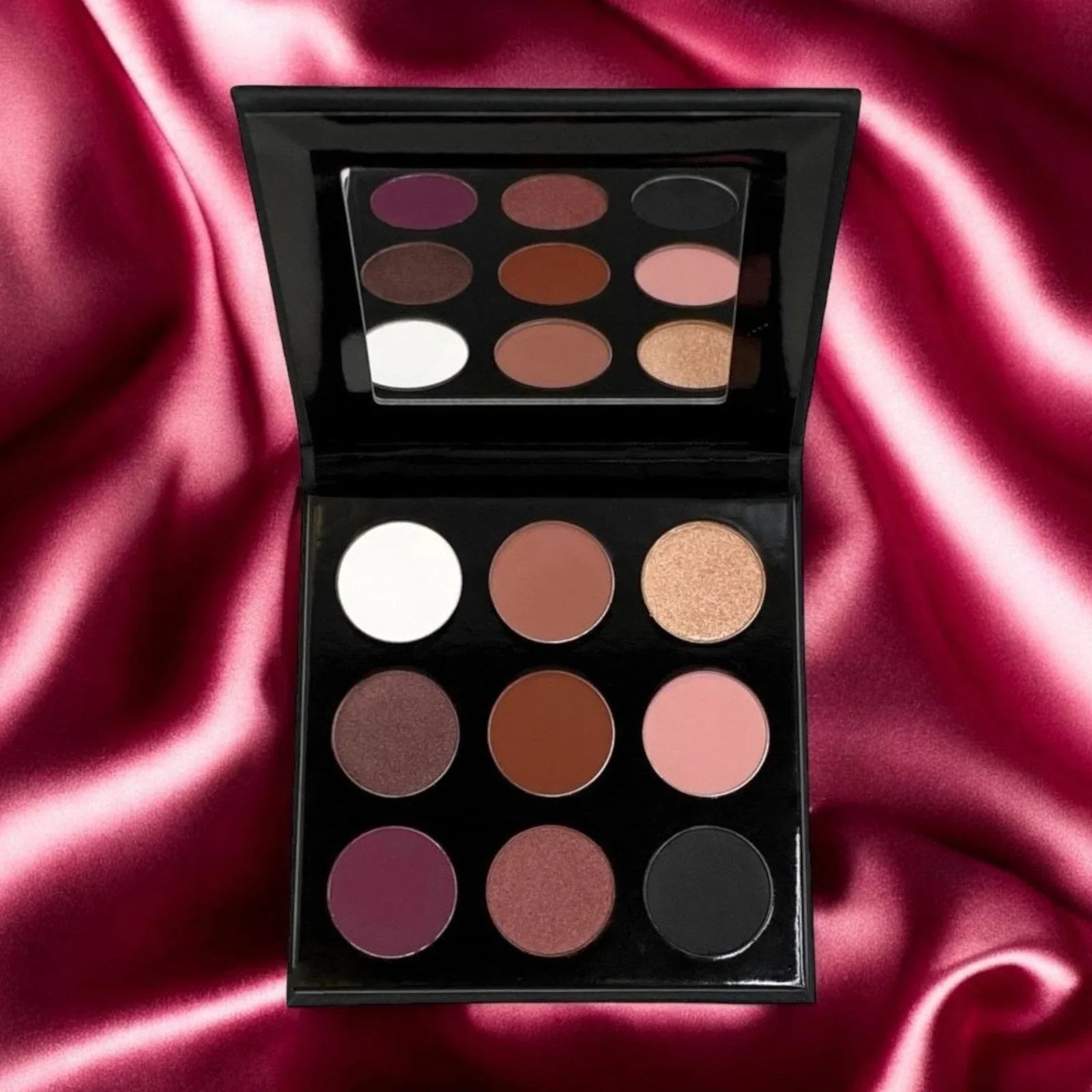 Sydoni ROSE' EYESHADOW PALETTE | Pink & Burgundy Matte Shades with Shimmer Highlights
